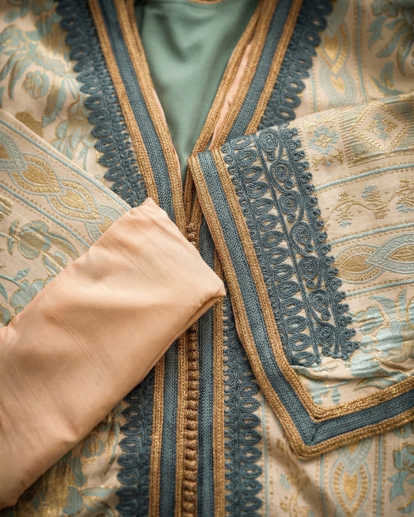 Takchita Brocard Prestige turquoise doré