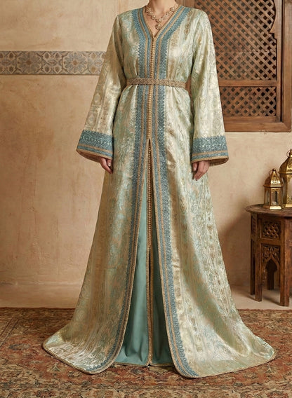 Takchita Brocard Prestige turquoise doré