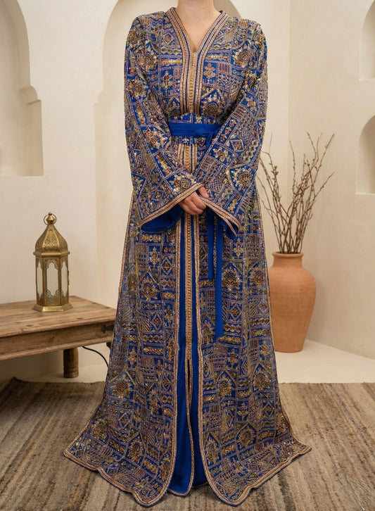 Sarya Bleu et Or